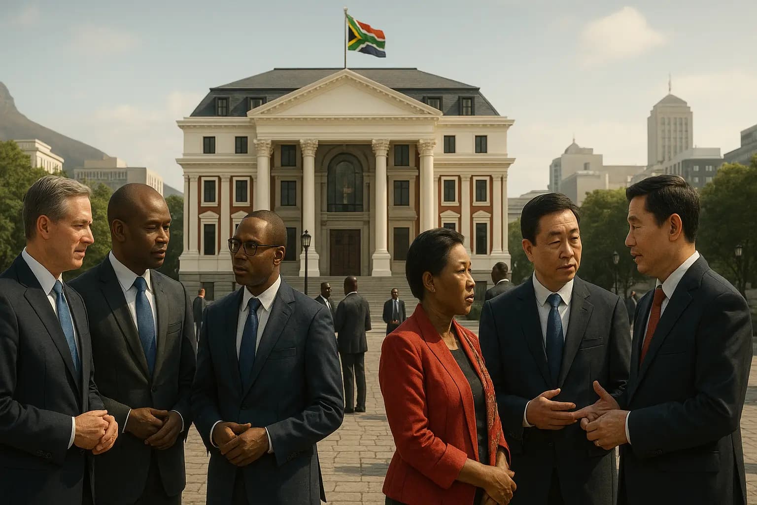 Usa and China Compete for Influence on the Formation of Parliamentary Coalitions in South Africa as a Key Country in the Region