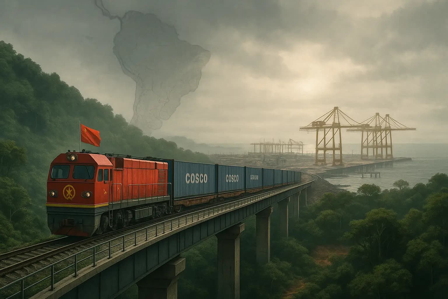 Transcontinental Railroad From Brazil to Peru China Curbs U.s. Maneuverability in the Region and Tightens Control Over Key Supply Chains