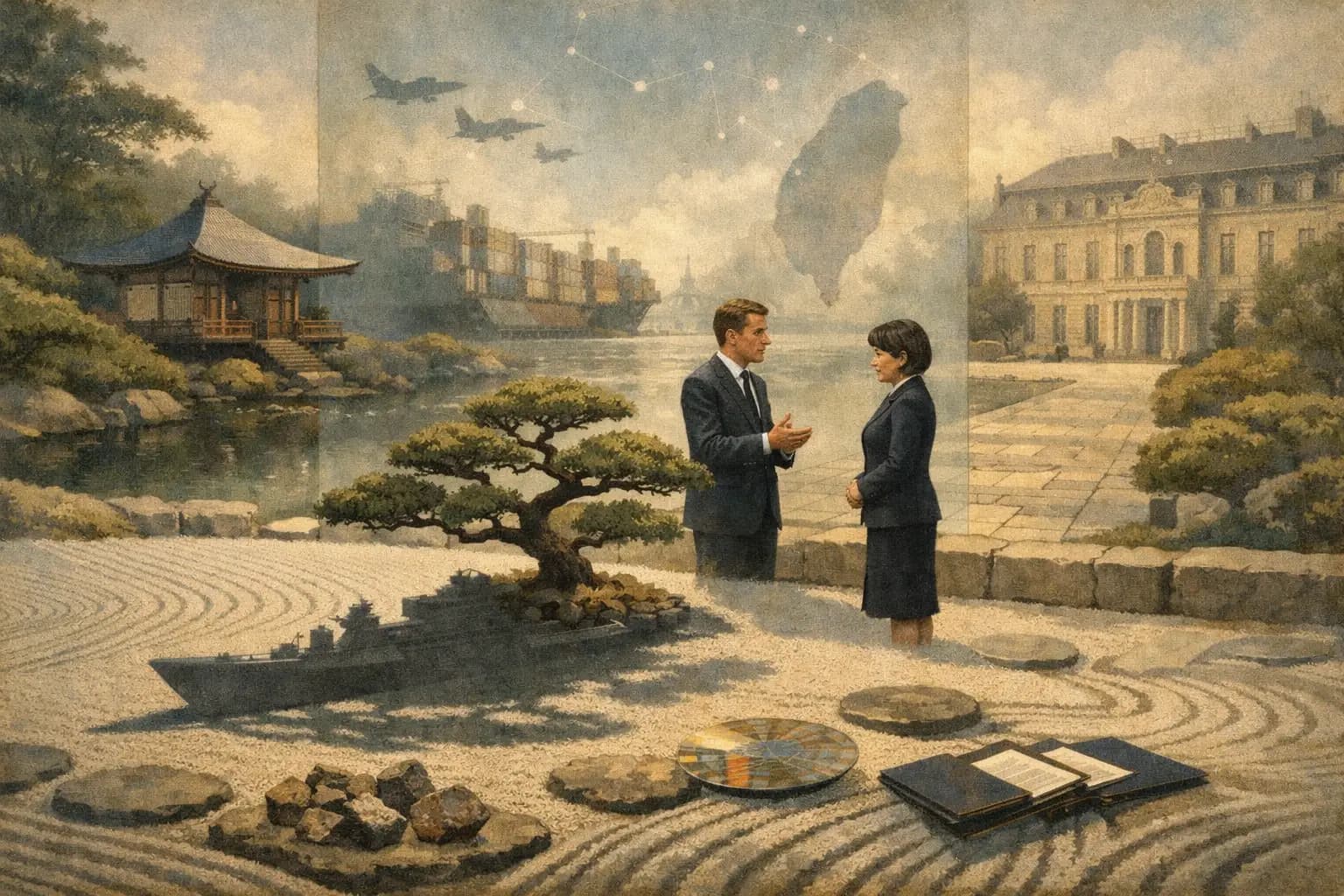 Macron's Tokyo Visit Europe Moves to Align With Japan on Key Strategic Issues