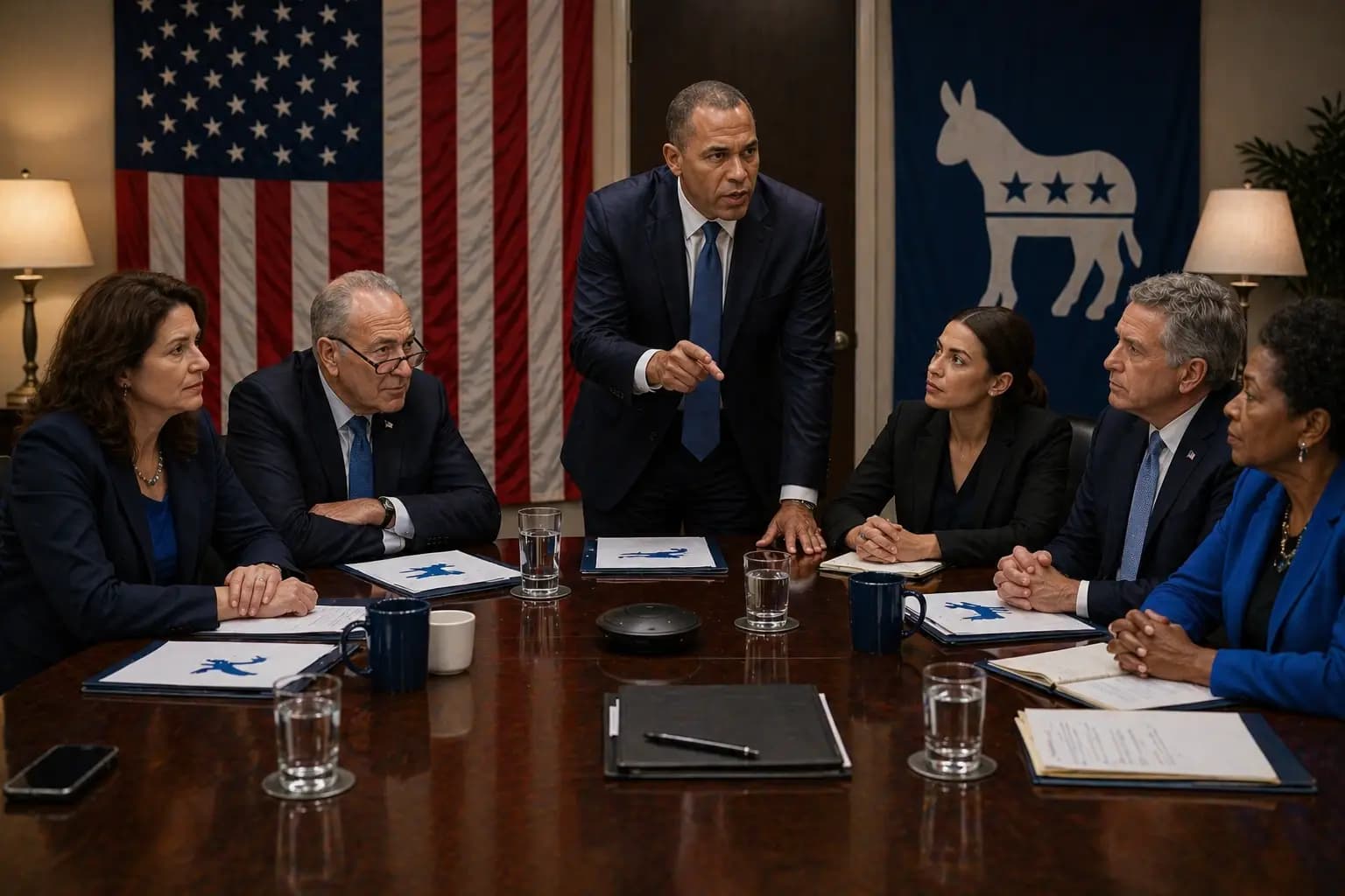 Democrats Before the Congressional Elections Internal Split Between Moderate Leadership and Progressives (2)