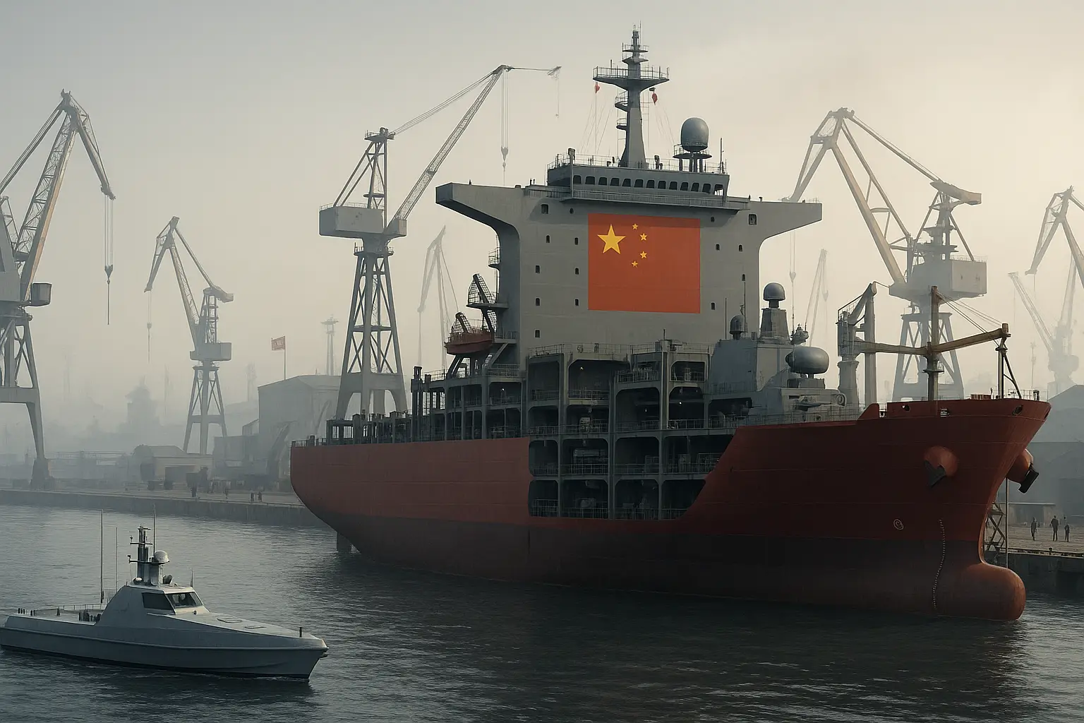 Formation of the Largest Shipbuilding Company China Continues Using Dual Use Production to Strengthen Its Strategic Edge Over the U.s.