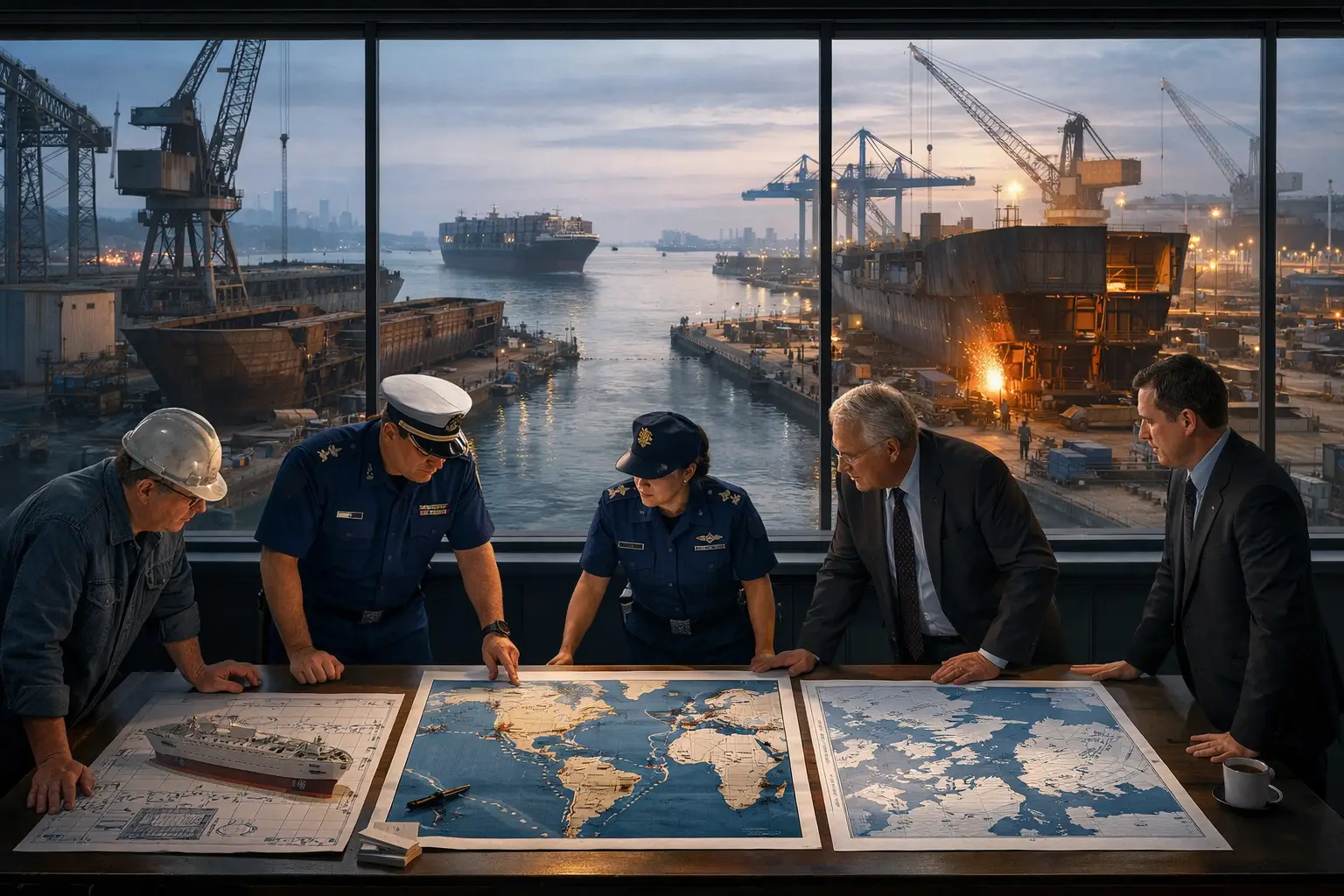 The U.s. Shipbuilding Revival Plan the Trump Administration Addresses a Structural Vulnerability to China in the Maritime Sector