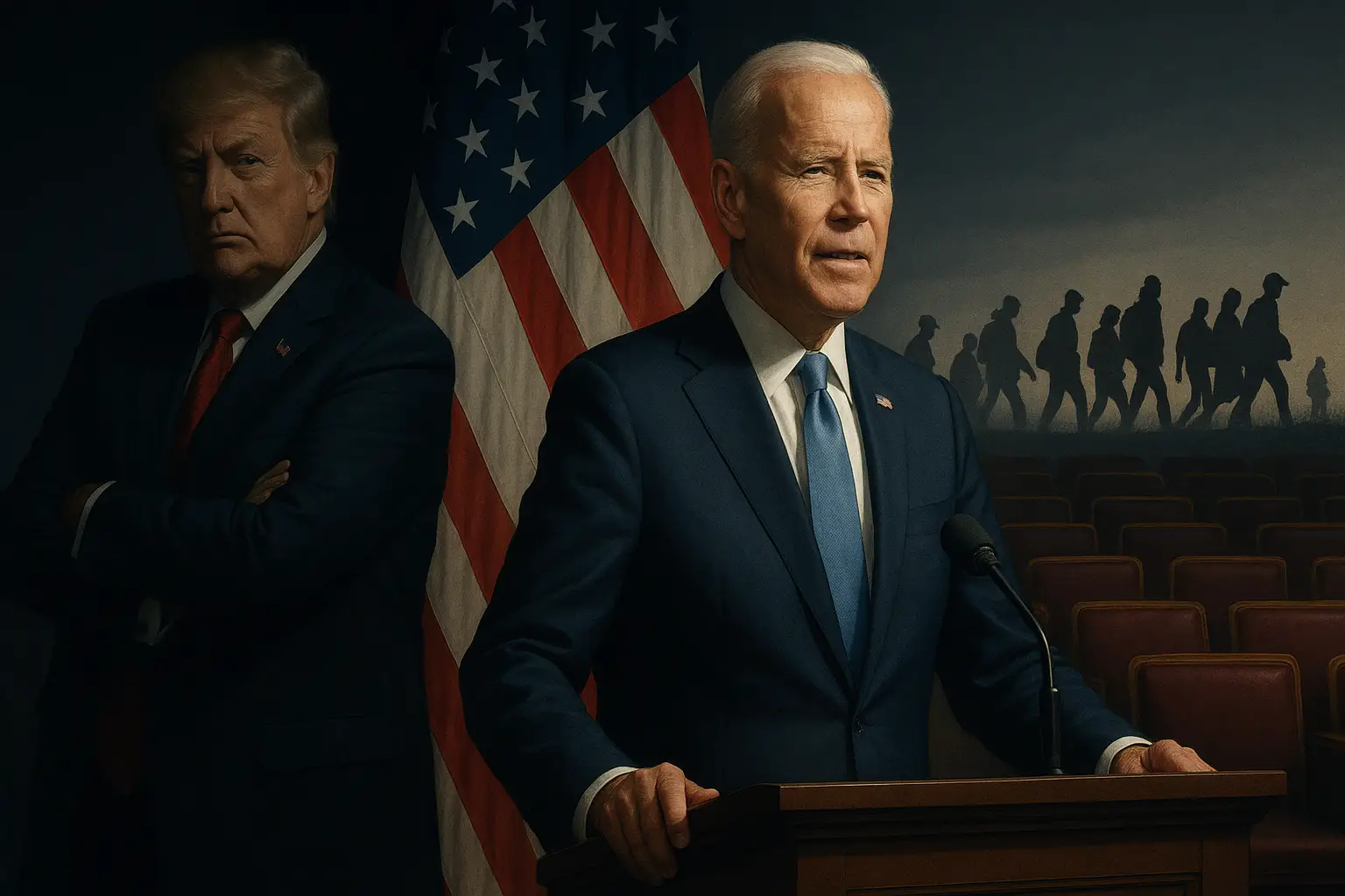 Maga Pressure on Congress on Border Security Deal Turns One of Biden's Main Campaign Issues Into a Potential Advantage