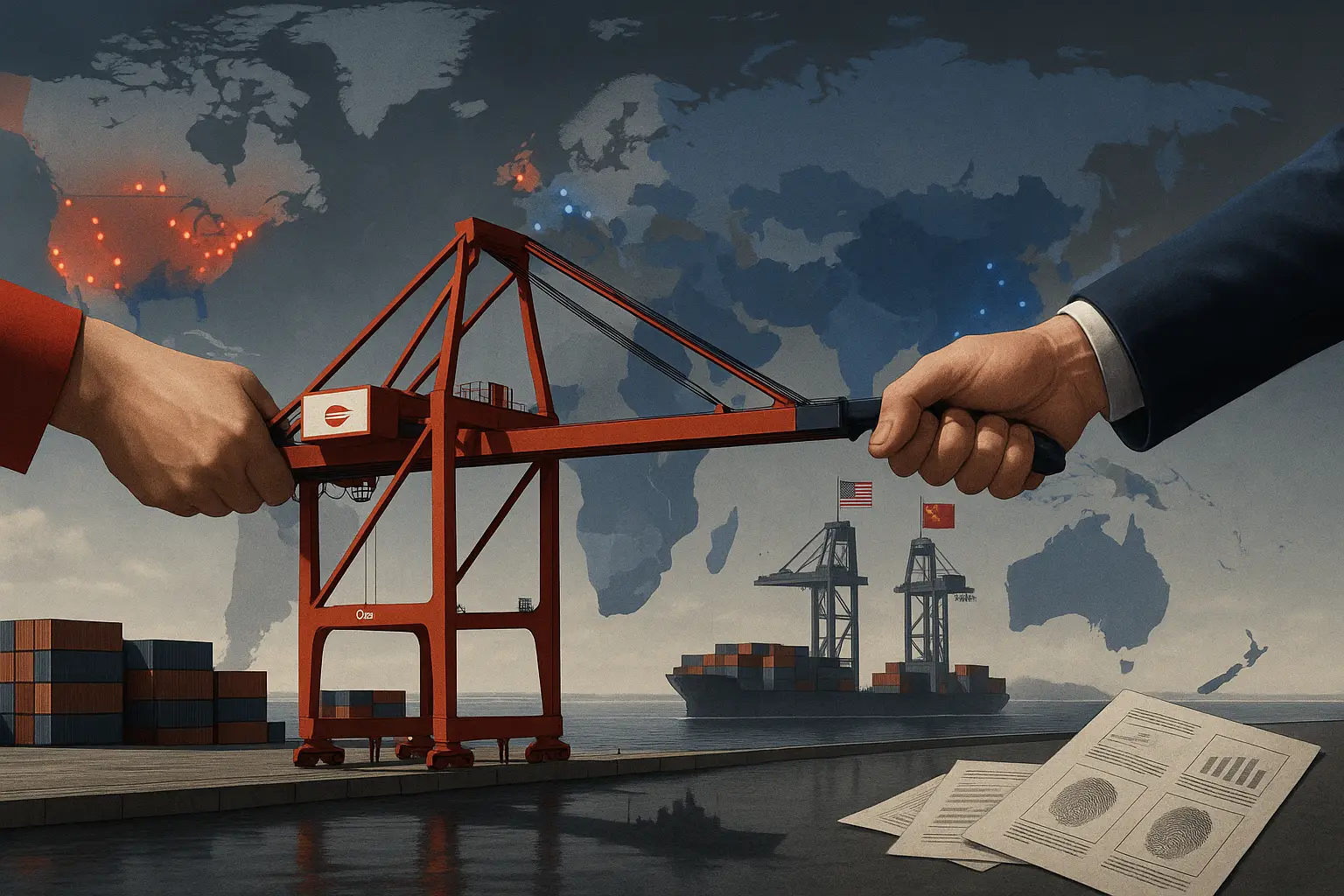 The Spineless Deal Between Hutchison and Black Rock Ports Transform From Tools for Controlling Trade Flows Into Political Cards for the U.s. Against the Prc