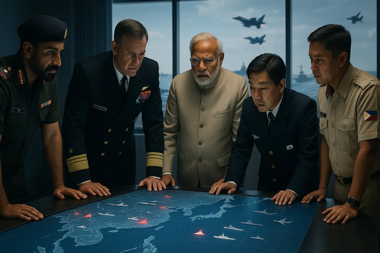 Us Rallies India and Pacific Powers to Militarily Deter China as the Greatest Threat Since 1945