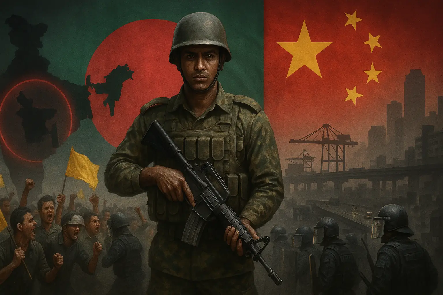 20250802 1322 Напруженість У Бангладеш Simple Compose 01k1n4rjqhftc81h3g7jqwq2p3