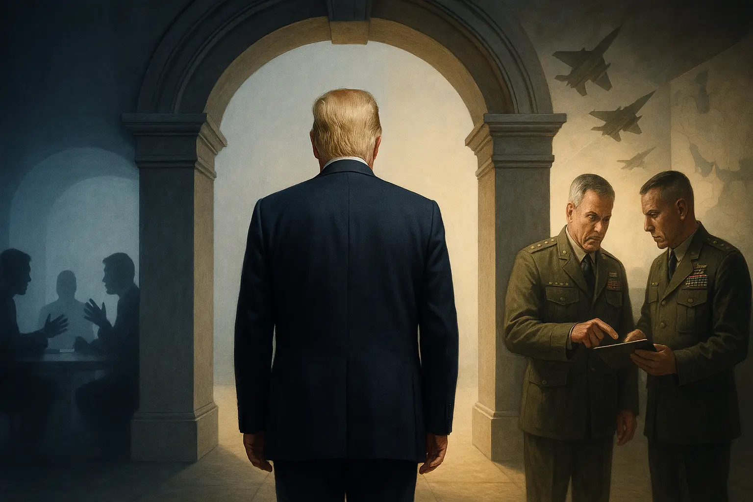 Conflict Between “america First” and “peace Through Strength” White House Balances Diplomacy and Military Pressure on Iran