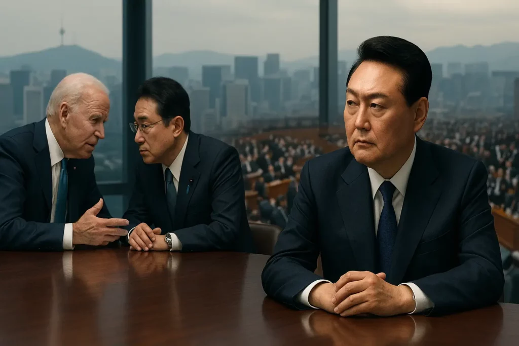 South Korea needs help from the United States and Japan to counter the negative consequences of the regional and global parliamentary elections