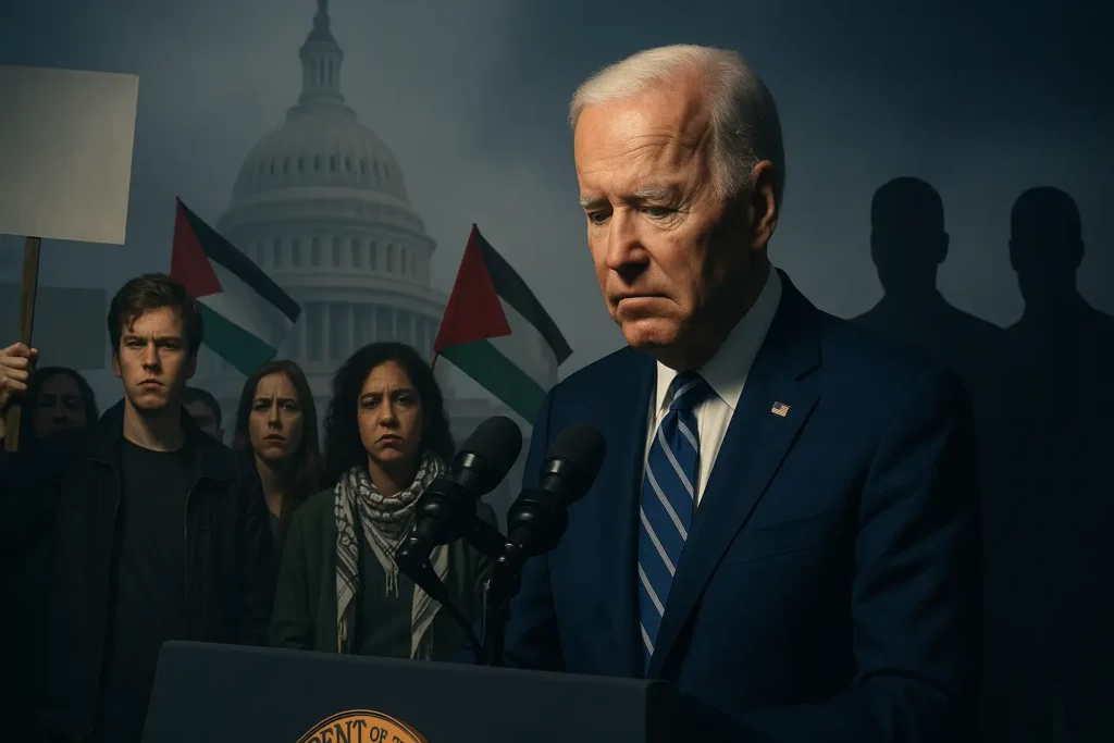 Biden has lost support from key demographic groups. Progressive young voters look for new leaders