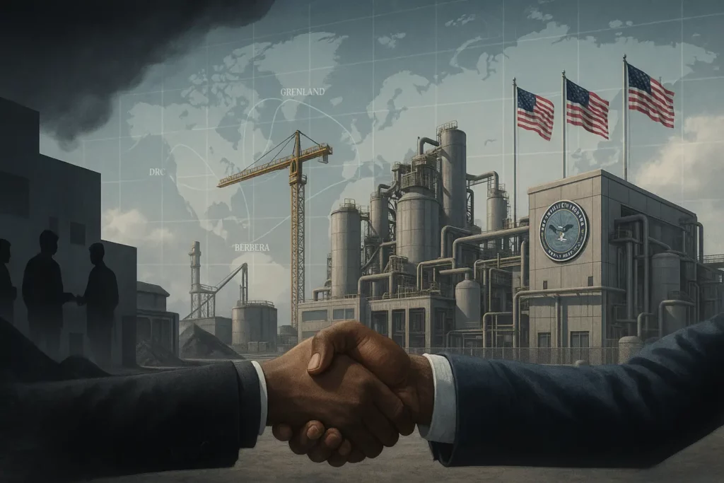 Building a new U.S. economic architecture and security model: establishing a critical minerals refinery and pursuing intergovernmental agreements with new partners