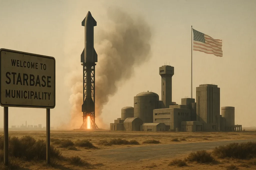 Starbase city: an ecosystem to bolster SpaceX’s regulatory autonomy while deeply integrating the space industry with the state