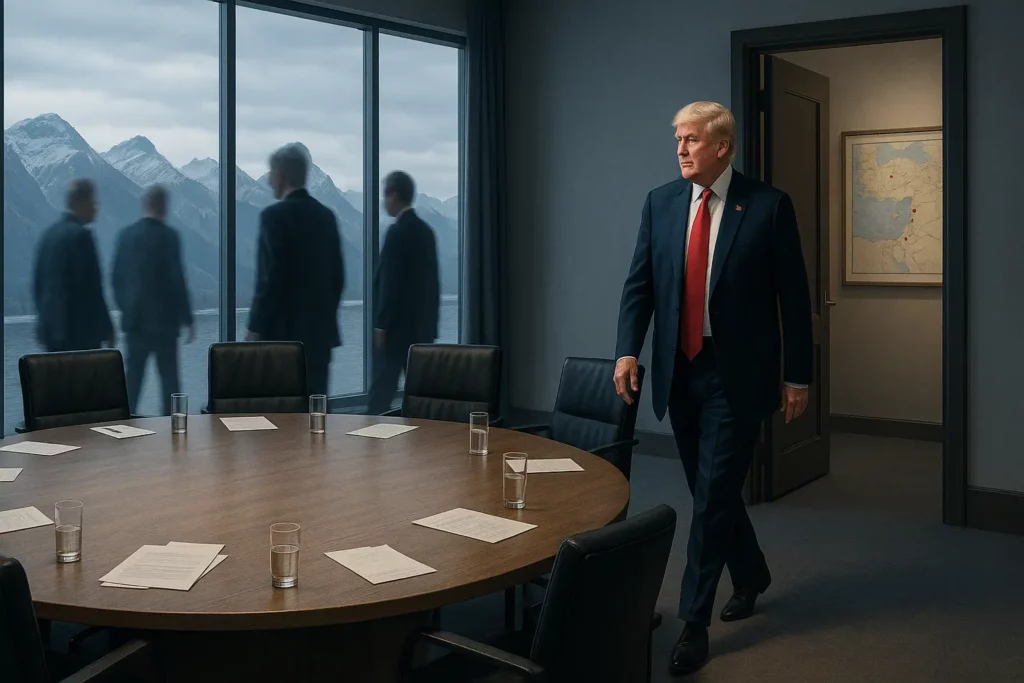 G7 Summit in Kananaskis: U.S. shift to a strategy of unilateral force to prevent global conflict, exemplified by neutralizing Iran