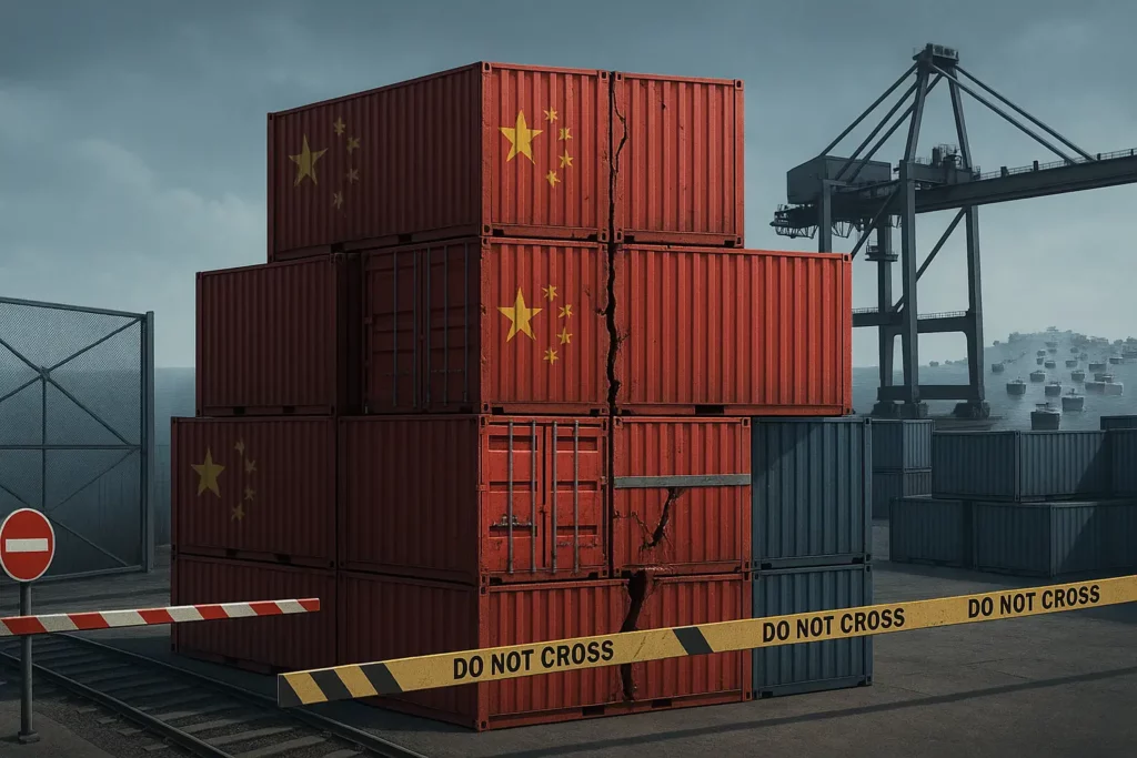 Blocking access to Western markets and other unexpected countermeasures force Beijing to adjust its expansionist policies